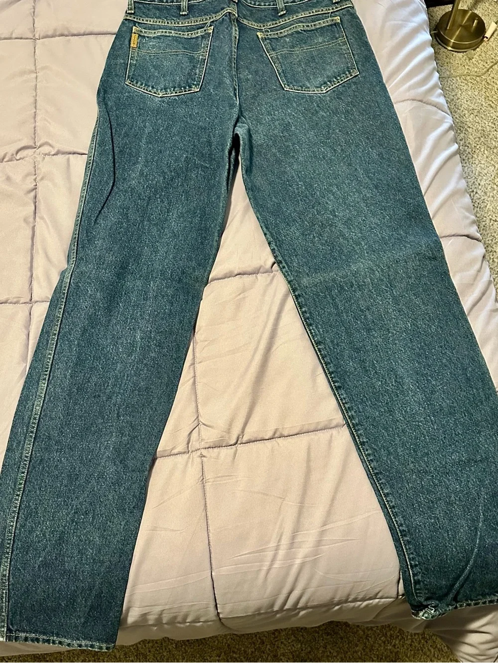 Men’s Cinch Green Label Denim Jeans Tag with Gold Stitching Detail